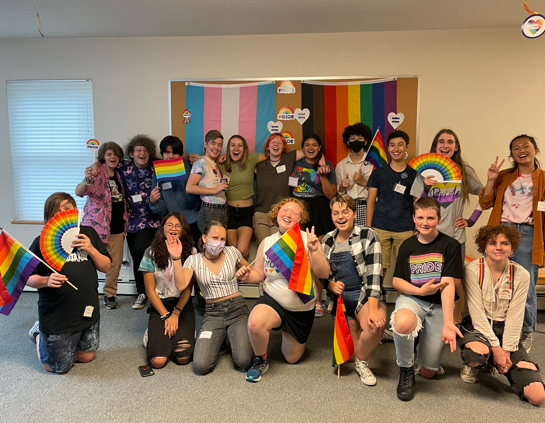 Youth at the Out Boulder County LGBTQ+ Center